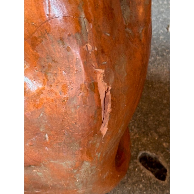 Terra Cotta Vintage English Terracotta Lion For Sale - Image 8 of 8