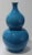 Double Gourd Vase 2ft High Turquoise For Sale - Image 4 of 13