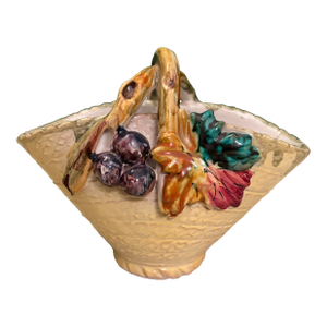 Small Italian Majolica Basket