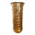 Vintage Hammered Brass Lion Head Umbrella Stand For Sale