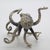 Silver Vintage Italian Handmade Genuine Silver Octopus Large Sculpture Figurine by Mario Cerreti For Sale - Image 8 of 12