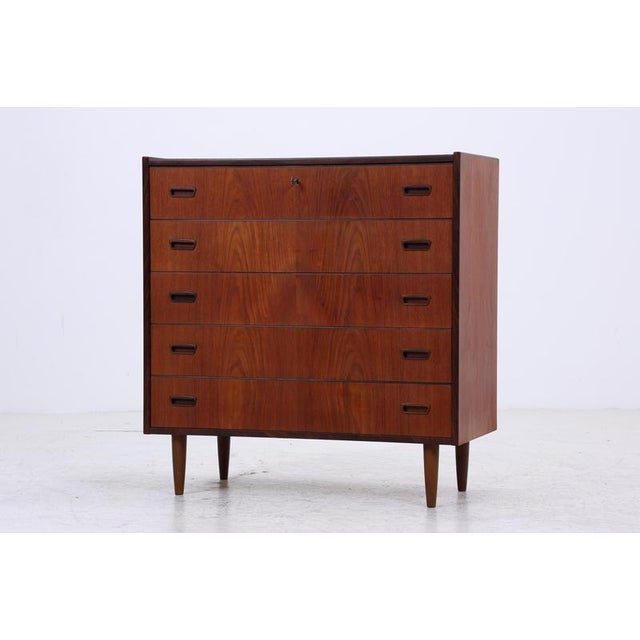 Mid-Century Rosewood Chest of Drawers For Sale - Image 5 of 14