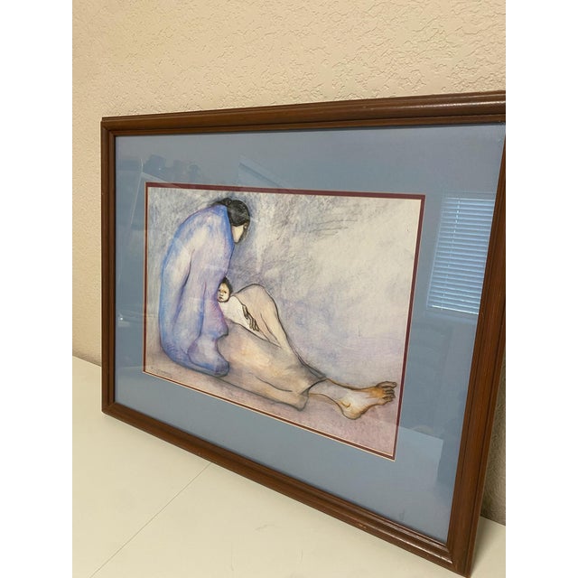 Native American Late 19th Century R.C. Gorman Tazzie's Baby Lithograph Print For Sale - Image 3 of 9