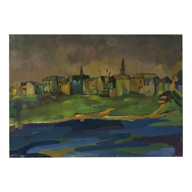 Unknown, Landscape, Oil Painting, 1970s For Sale