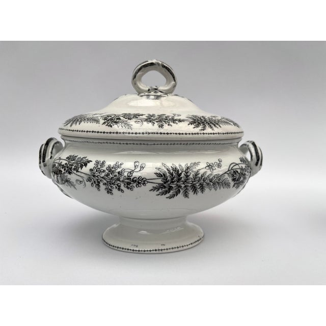 Victorian English Ironstone Alhambra Pattern Tureen Set, 1880, Set of 3 For Sale - Image 11 of 13
