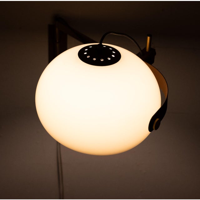 Plastic Spring Arm Wall Lamp from Dijkstra Lampen, Holland, 1970s For Sale - Image 7 of 13