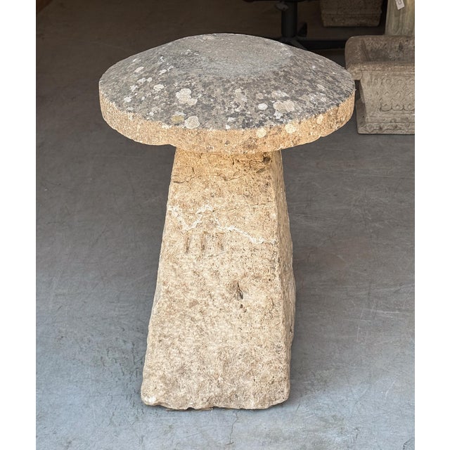 Large English Steddle or Staddle Stone for the Garden For Sale - Image 4 of 11