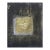 Quiet Glow.I White Framed Gold Leaf /Black Painting For Sale