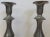 Pair of Colonial Style Pewter Taper Candlesticks For Sale - Image 4 of 7