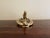 Brass Vintage Cast Brass Horse Head and Horseshoe Door Knocker For Sale - Image 8 of 10