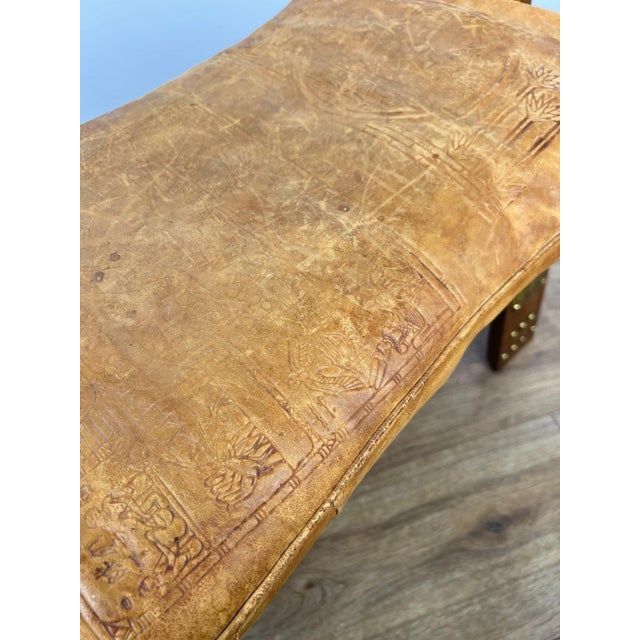 Vintage Ottoman in Oak For Sale - Image 14 of 17