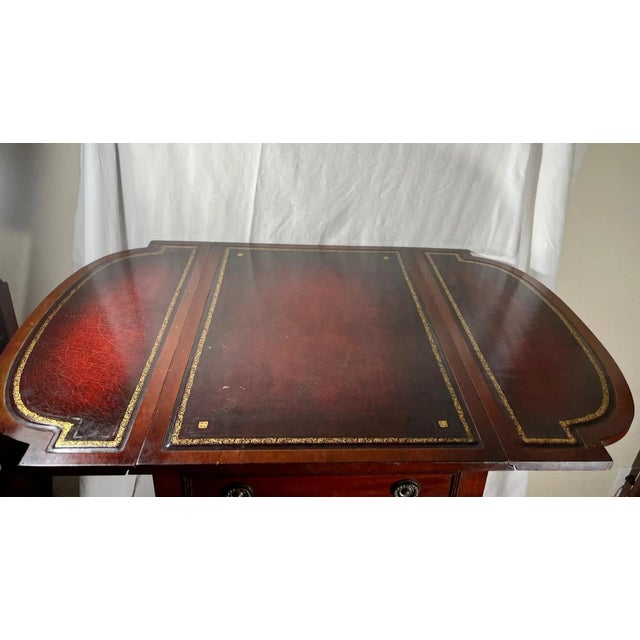 Sienna Vintage Mahogany Pembroke Table, Gordon’s Fine Furniture, Inc. For Sale - Image 8 of 13