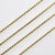 Modern Vintage 14k Gold UnoAErre Dainty Rope Chain For Sale - Image 3 of 7