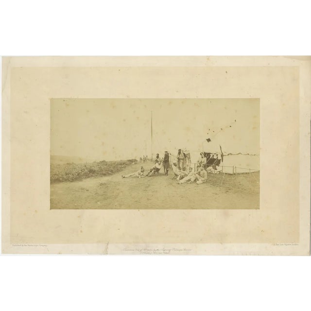 British Army Camp Scenes, Highland and Queens Regiments, 19th Century, Prints, Set of 2 For Sale