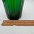 Glass Vintage Emerald Green Ribbed Flared Vase Napco 7.5" Made in Usa 1161 For Sale - Image 7 of 7