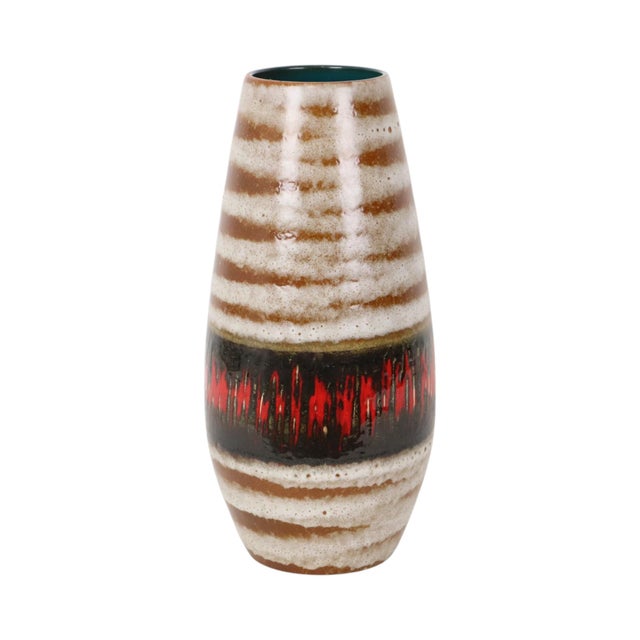 Lora Fat Lava Vase from Scheurich Keramik, 1960s For Sale - Image 3 of 12