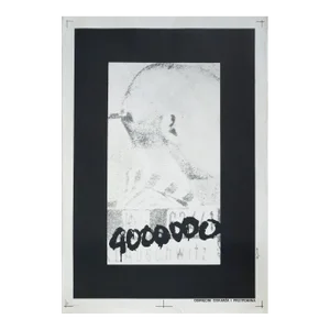 1980s Original Polish Poster, 4000000 (Auschwitz Recalls and Accuses)