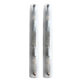 Clear Graniglia Canalina Murano Glass Wall Sconces by Simoeng For Sale