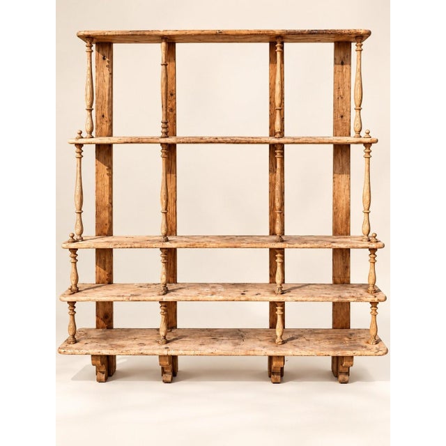 19th Century 19th Century Louis Philippe Pine Tiered Shelf For Sale - Image 5 of 5