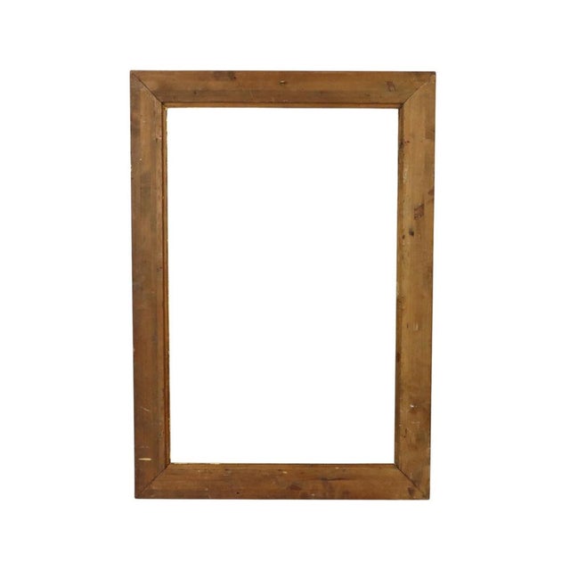 Gold Antique Baroque Style Gold Leaf Gilded Pine Frame For Sale - Image 8 of 18