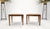 Mid Century Modern Square Walnut Side End Tables Removable Legs - A Pair For Sale - Image 9 of 12