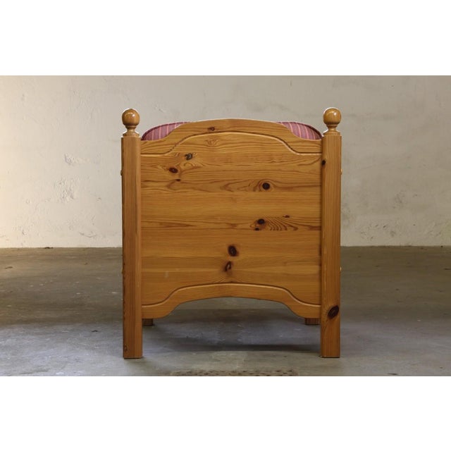 Mid-Century Danish Pine Lounge Chair, 1970s For Sale - Image 6 of 18