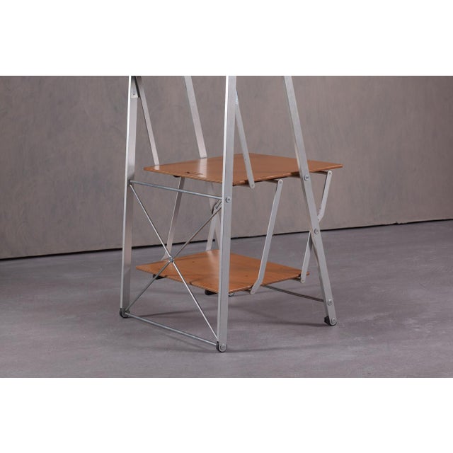 Wood Saltimbanco Shelf Desk by Raul Barbieri & Giorgio Marianelli for Rexite, Italy, 2000s For Sale - Image 7 of 11