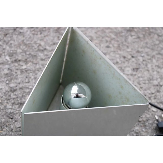 Triangle Table Lamps from Lamperti, 1970s, Set of 2 For Sale - Image 6 of 10