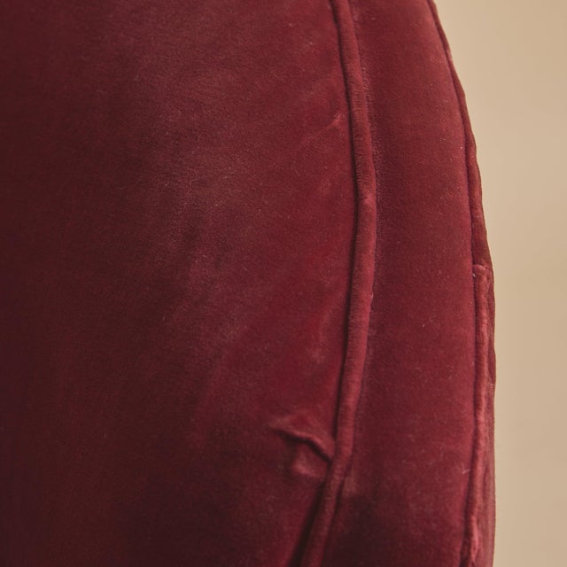 Italian Red Armchair by Guglielmo Veronesi for ISA Bergamo, 1950s - 2 Available For Sale - Image 9 of 13