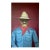 “Rugged Self” Cowboy Painting, Original Abstract Large Southwestern Portrait Art by JTS For Sale