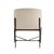 Arteriors Home Osbourne White Fabric Dining Chair For Sale In Dallas - Image 6 of 10