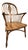 American Windsor Style Splat Back Armchair, Birch Wood, Late 20th Century (C. 1985) For Sale