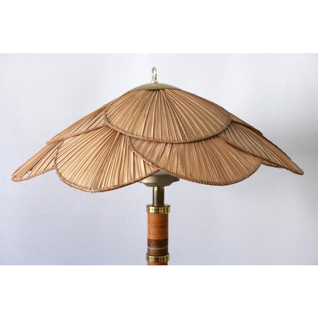 Mid-Century Modern Mid-Century Modern Uchiwa Table Lamp by Miranda Ab Sweden, 1960s For Sale - Image 3 of 18