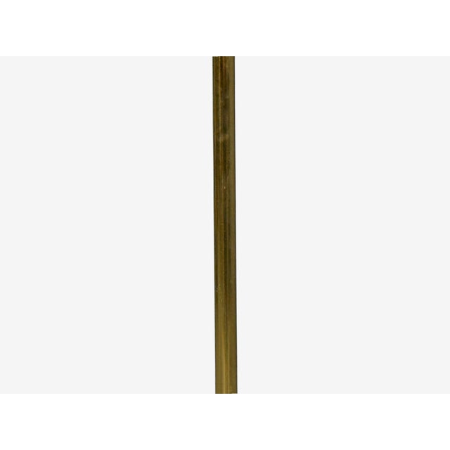 1950s Falkenbergs Belysning, Floor Lamp, Brass, Rattan, Sweden, 1950s For Sale - Image 5 of 11