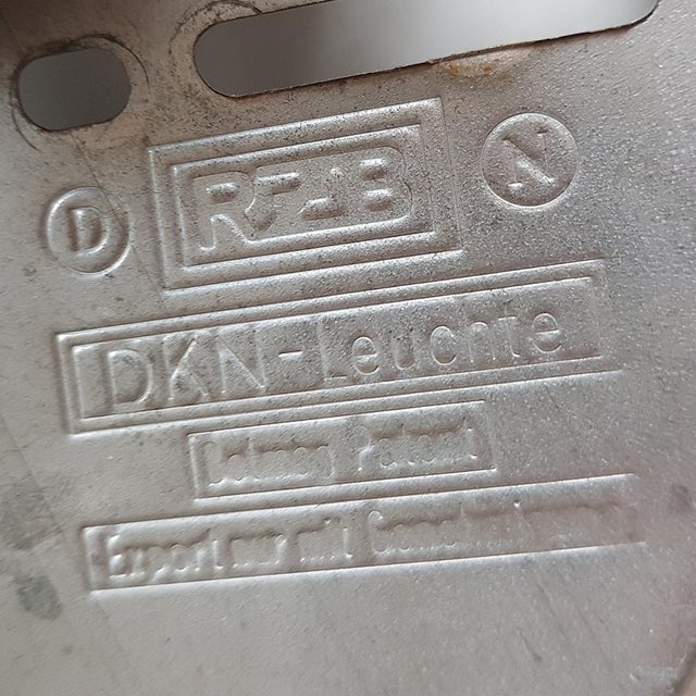 Opaline Glass Ceiling Lamp by Rudolf Zimmermann for RZB, in Very Good conditions. Designed 1950 to 1959 This piece has an...