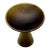 Hickory Chair Sm Knob Antique Brass. For Sale