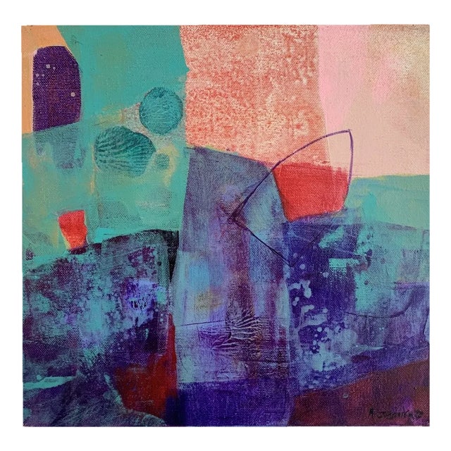 Anna Masiul-Gozdecka, Turquoise Coast, 2022, Acrylic on Canvas For Sale