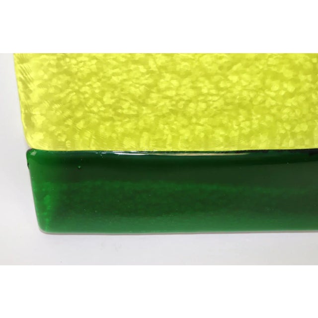 1990s Itre Murano Art Glass Hand Cast Tiles a Set of 8 Panels For Sale - Image 12 of 13