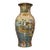 Beautiful Satsuma Hand-Painted China Vase 8" Golden Color For Sale