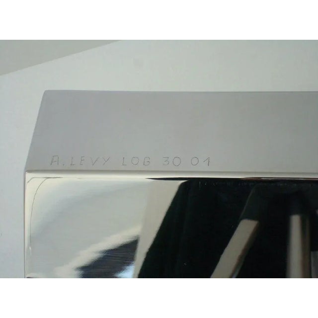 Modern French Architect and Artist Arik Levy Polished Stainless Steel Log Sculptures For Sale - Image 3 of 5