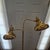 Brass Lightolier Styled Mid-Century Modern Brass Dual Headed Floor Lamp For Sale - Image 8 of 8