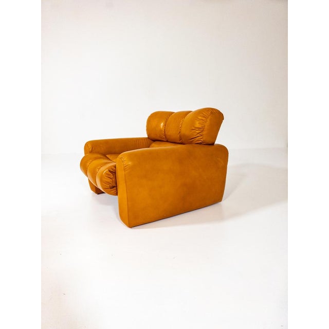 Rare and highly distinctive armchair model “neapel”, designed by stefano tongiani for ikea, circa 1972. this sculptural...