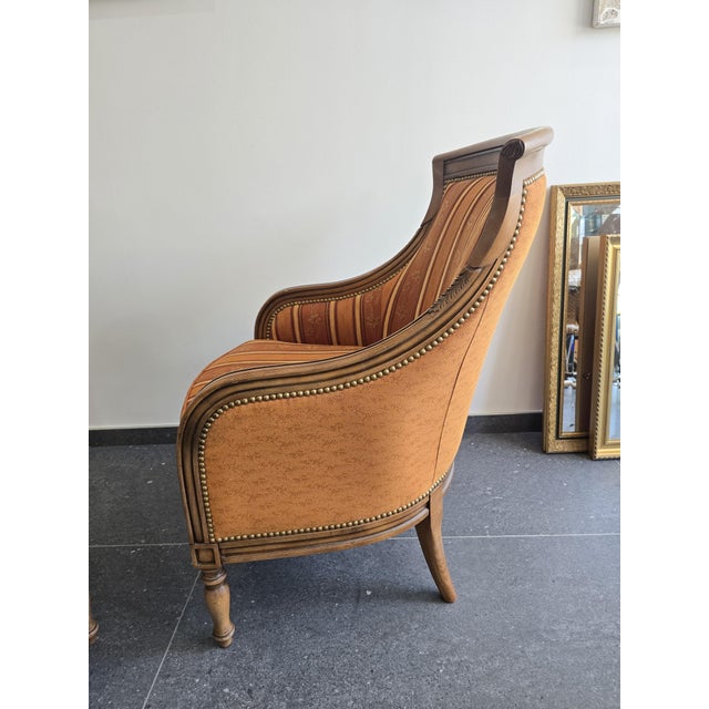 Wingback Armchairs from SE Manufacture, 1980s, Set of 2 For Sale - Image 9 of 18