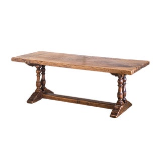 Antique French Oak Side Table, 1910s For Sale