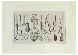 Lorenz Heister, Surgical Instruments, Etching, 1750