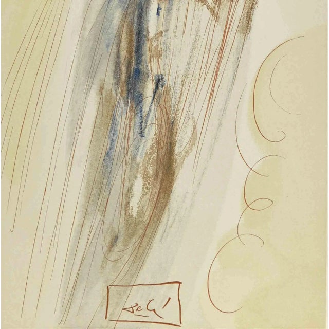 Arrival in the Empyrean - "The Divine Comedy" - Song 30 - Paradise is a woodcut print realized in 1963 for a series...