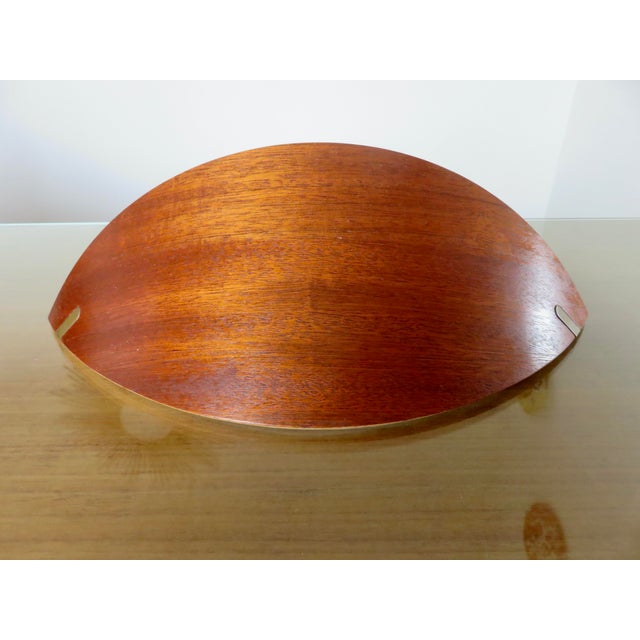 1980s Scandinavian Wall Lights in Bentwood and Brass, 1980s, Set of 2 For Sale - Image 5 of 14