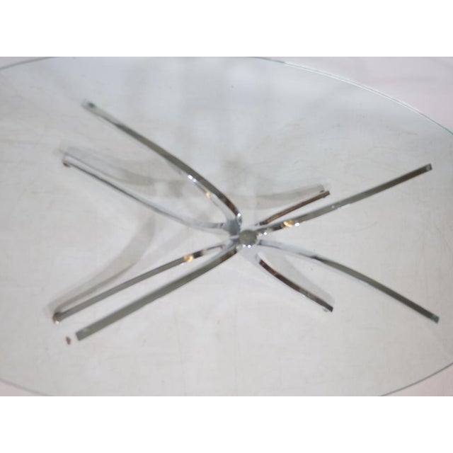 Mid-Century Modern Italian Metal and Glass Spider Coffee Table, 1970s For Sale - Image 4 of 12
