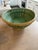 Large Bamboo Rattan Bowl in Natural and Green For Sale - Image 11 of 11