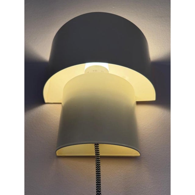 White Rytm Wall Lamp in White from Ikea For Sale - Image 8 of 10